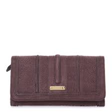 Suede is a special type of leather in which the inner surface of the skin is processed to. Burberry Luggage Suede Penrose Continental Wallet Dark Heather 441375 Fashionphile