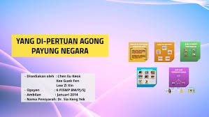 يڠدڤرتوان اݢوڠ‎), also known as the paramount ruler, the supreme head or the king. Yang Di Pertuan Agong Payung Negara By Kee Fen On Prezi Next