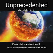 Word Of The Day Unprecedented Word Of The Day Trendy Words Words