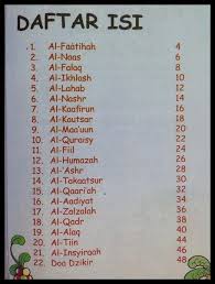 Adapun selainnya, urutannya kemungkinan diserahkan kepada generasi selanjutnya. Jual Mari Menghafal Surat Pendek Dalam Al Quran Buku Anak Muslim Di Lapak Afifah Distro Bukalapak