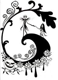 The nightmare before christmas zero coloring pages (17) pics in. Nightmare Before Christmas Jack And Sally Coloring Pages Coloring And Drawing