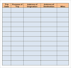 11 Mileage Log Templates Doc Pdf Free Premium Templates