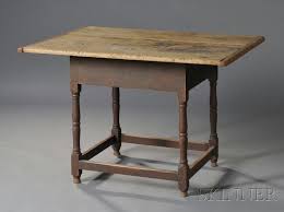 Red Painted Pine And Maple Tavern Table Massachusetts Or New Hampshire Early 18th Century Old Surface Impe Tavern And Table Sale Table Primitive Furniture