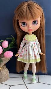 Blythe Doll Outfit & Blythe Doll Clothing With Blythe Retro Dress. Clothes  Blythe Doll and Blythe Retro Outfit With Dress for Blythe