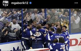 The couple tied the knot that year and shortly after, they welcome their son in the world, theo. Marian Gaborik On Instagram Congratulations Tampa Bay Lightning Glad I Could Help So Happy And Proud Of You Erik Cernak Hockey