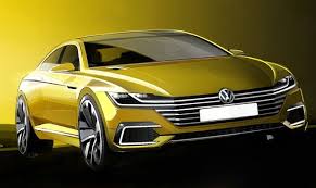 Noul Vw Cc Prefigurat De Sport Coupe Concept Gte Vw Cc Volkswagen Cc Volkswagen Passat Cc