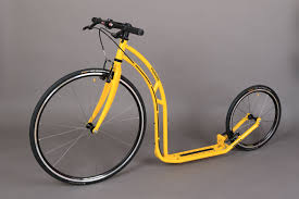 Monza In Yellow Bicycle Lover Scooter Design Bicycle