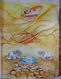 Drought No Water Left Save Water Art Day Drawings Street Art