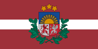 Aquí en esta plantilla de after effects encontrarás la bandera de letonia ondeando en un patrón de bucle. Flag Of Latvia With A Middle Coat Of Arms Coat Of Arms Flag Arms