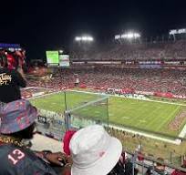 Raymond James stadium, section 316, home of Tampa Bay ...