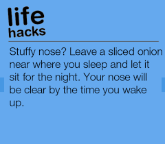 Let the fumes caress your nostrils. The New Vision Life Hacks Stuffy Nose Leave A Sliced Facebook