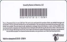 Before you can spend with your hooters gift card, you will need to know the amount of money that is available for spending. Gift Card Santa S Bonus Card Hooters United States Of America Christmas Col Us Hoo 054