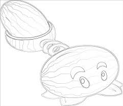 Plants Vs Zombies Para Colorear
