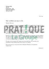 Modèle pour une candidature spontanée dans le cadre d'un bac professionnel sapat (services aux personnes et aux territoires). Lettre De Candidature Pour Un Stage En Creche Pratique Fr