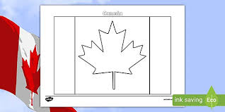 The current canadian flag was raised up in 1965 for the first time. How To Draw A Canada Flag Colouring Sheet Easy Download