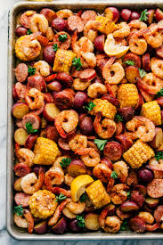 I will show you the flavoring process as well as the content layer process from beginning. Sheet Pan Garlic Shrimp Boil The Food Cafe