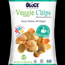 How to shop for a healthy veggie chip. Gluck Veggie Chips Sea Salt Vinegar Product Marketplace