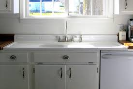 farmhouse kitchen sink with drainboard