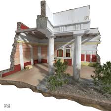 Reconstruccion Virtual De Un Rincon De La Casa Del Fauno De Pompeya Photoscan Blender Aparicio Resco 2015 Architecture Outdoor Structures Gazebo