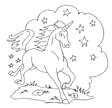 Zauberhafte einhörner zum ausdrucken und. Ausmalbilder Einhorn 4 Ausmalbilder