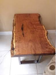 Live Edge South Texas Mesquite Slab End Table Natural Finish Mesquite Furniture End Tables Wood Crafts