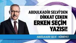 İnternet, gazete, dergi ve tüm platformlardaki köşe yazarlarının tüm köşe yazıları © 2016 sgn media & networks. Hurriyet Yazari Abdulkadir Selvi Den Dikkat Ceken Erken Secim Yazisi Gazeteoku Sesli Makale Youtube