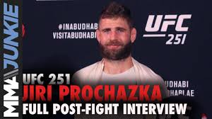 Born october 14, 1992) is a czech professional mixed martial artist and former amateur muay thai kickboxer who competes in the. Jiri Prochazka Wants Quick Path To Title After Debut Ko Ufc 251 Post Fight Interview Youtube