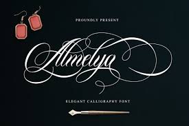 Use them sparingly so you don't overpower your designs, or this collection of 60 free calligraphy fonts has all your bases covered, from romantic and feminine swirls to masculine bold monoline fonts that will add. Almeliya 980616 Calligraphy Font Bundles In 2020 Calligraphy Fonts Signature Fonts Lettering Fonts
