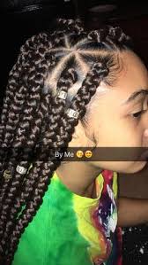 Triangle box braids with rubber bands. Image Result For Triangle Box Braids Box Braids Styling Box Braids Hairstyles Hair Styles