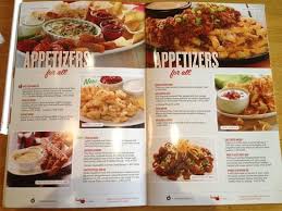We started with the boneless wings. Applebees Menu