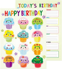 Watch out for any allergies or dietary needs though. Buy Happy Birthday Poster Chart Cupcake Birthday Poster 2 Pieces Online In Turkey B08yrch4hr