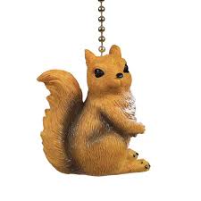 Bohemian wall hangings ukc upcoming squirrel. Backyard Squirrel Decorative Ceiling Fan Light Pull Clementine Design Walmart Com Walmart Com