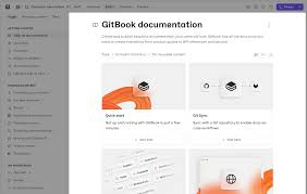 GitBook Markdown editor interface