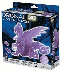 Got the red dragon puzzle from be puzzled and finally got the chance to put it together. Deluxe 3d Crystal Puzzle Purple Dragon Walmart Com Walmart Com