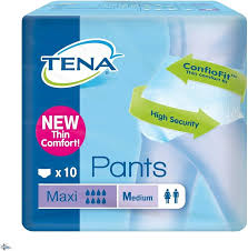 Tena Lot de 4 boîtes de 10 couches pour adulte Maxi Medium (hanches 80-110  cm) : Amazon.fr: Hygiène et Santé
