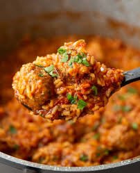 Place in 9 x 13 pan. One Pot Meatballs And Rice Don T Go Bacon My Heart