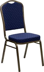 Hercules Series Gold Navy Blue Fabric Metal Plastic Banquet Chair Flash Furniture Furniture Chair