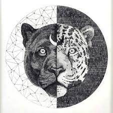 Small purple color jumping jaguar tattoo. 244 Most Amazing Tattoo Designs Jaguar Tattoo Art Inspiration Black Jaguar