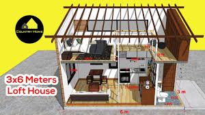 Loft that perfectly marries pattern + texture 24 photos. Tiny House 3x6 Meters 18sq M Loft House Design Youtube