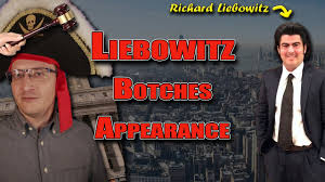 Liebowitz is Forced to Withdraw after BOTCHING his own Appearance