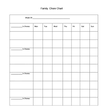 43 Free Chore Chart Templates For Kids Template Lab