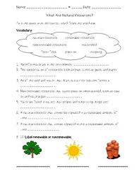 Plants and animals also need. Science Fusion 4th Grade Unit 4 Lesson 4 What Are Natural Resources