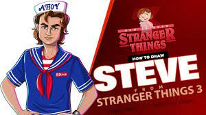 Maybe you would like to learn more about one of these? How To Draw Steve Stranger Things 3 Super Easy With Coloring Page Youtube