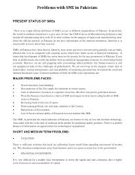 Problems With Sme In Pakistan