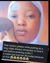 Dear brother, Abdulmumeen Adavize, On behalf of all of us at Pure Family  Members(PFM), we say sorry for the demise of one of your sisters. May Allah  forgive her shortcomings and grant