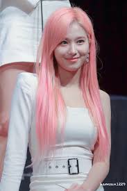 Sana Minatozaki Twice Sana Pink Hair Kpop Girls