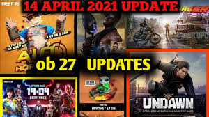 The highly anticipated free fire ob27 update is set to go live on april 14, 2021. Free Fire Ob 27 Update 14 April 2021 Upcoming Updates Ob 27 Update Details In Hindi Youtube