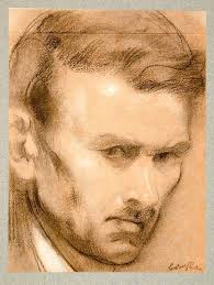 1930 Lithograph Almery Lobel-Riche Self Portrait French Artist ...