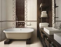 Vasagle meuble salle de bain, armoire haute, placard de rangement, colonne avec 2 tiroirs et 3 casiers ouverts, 30 x 30 x 141,5 cm, pour salle de bain, salon, cuisine, blanc bbc66wt. Salle De Bain Marron Idees Deco Et Astuces D Amenagement