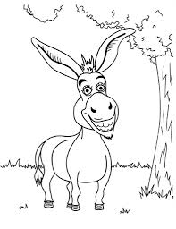 Free Printable Donkey Coloring Pages For Kids Coloring Pages Animal Coloring Pages Kids Printable Coloring Pages